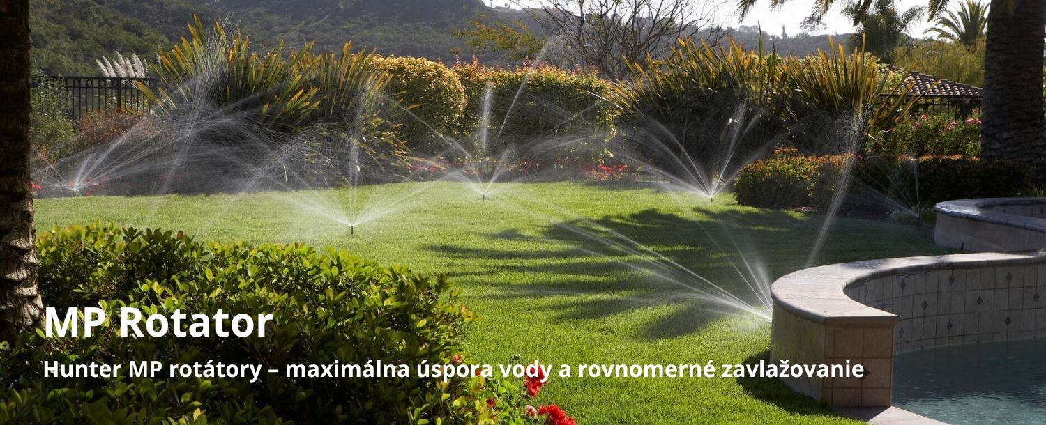 Hunter MP Rotator – detail rotačnej zavlažovacej trysky